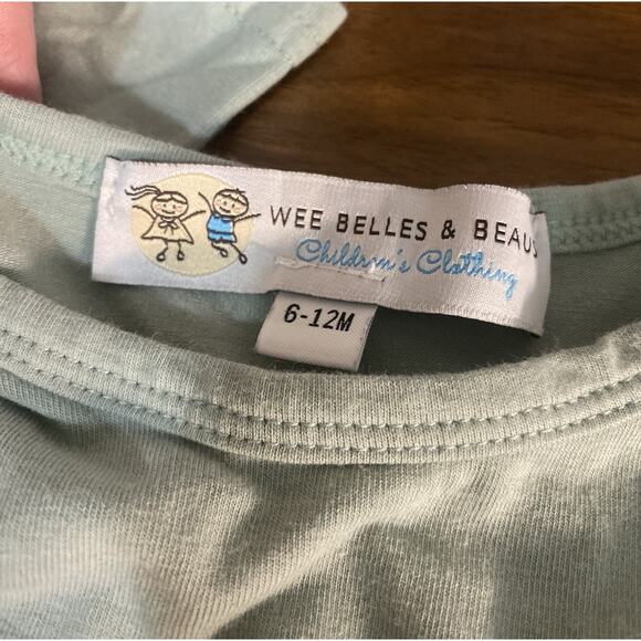 Wee Belles & Beaus Boutique Baby Girls Long sleeve pumpkin Fall Romper 6-12 mo - Picture 5 of 7